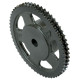 06B-2 Z=57 3/8"x7/32" dupla - Anyag: C45 Acél 06B-2 Z=57 3/8"x7/32" dupla - Anyag: C45 Acél