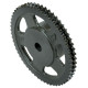 06B-2 Z=57 3/8"x7/32" dupla - Anyag: C45 Acél 06B-2 Z=57 3/8"x7/32" dupla - Anyag: C45 Acél