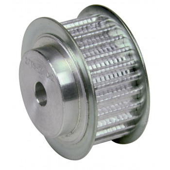21 T5 Z=15 1F osztás 5mm b=10mm szíjhoz - Peremes - Anyag: Alumínium
