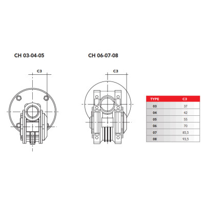 CHB  BV 03 kit - anyaga: műanyag