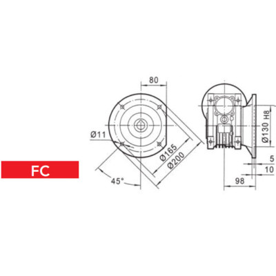 CHT MV 63 FC - CHM063 hajtóműhöz CHT MV 63 FC - CHM063 hajtóműhöz