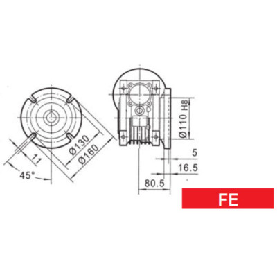 CHT MV 63 FE - CHM063 hajtóműhöz CHT MV 63 FE - CHM063 hajtóműhöz
