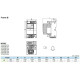 Frekiváltó - 4kW 9A 3x400V , 4 DI bemenet, RS485 Modbus komm., IP20