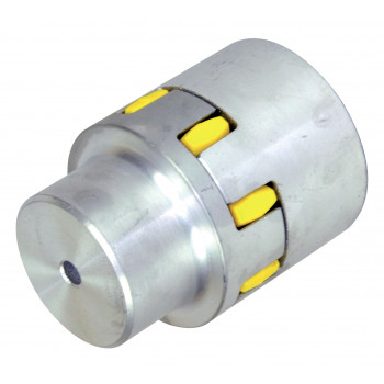 GE-T 19A-24B alumínium - Piros betéttel - Shore 96 - dmax=19/24mm - Mn=17Nm -