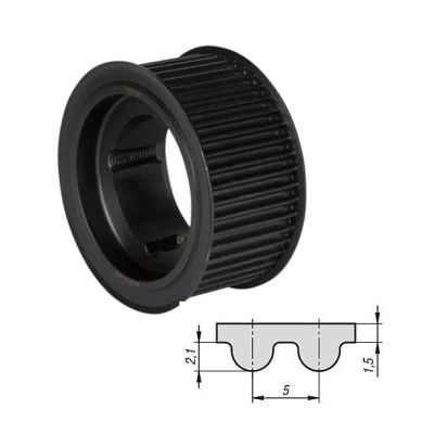 TL 90-5M-15 5 Taper-Lock 1610 rögzítéses - peremes - Anyaga: acél TL 90-5M-15 5 Taper-Lock 1610 rögzítéses - peremes - Anyaga: acél