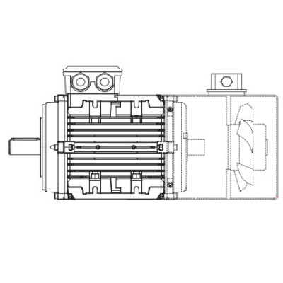 Villanymotor Elvem Külső hűtés Villanymotor Elvem Külső hűtés
